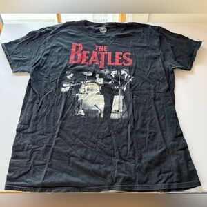 The Beatles Black Graphic T-Shirt